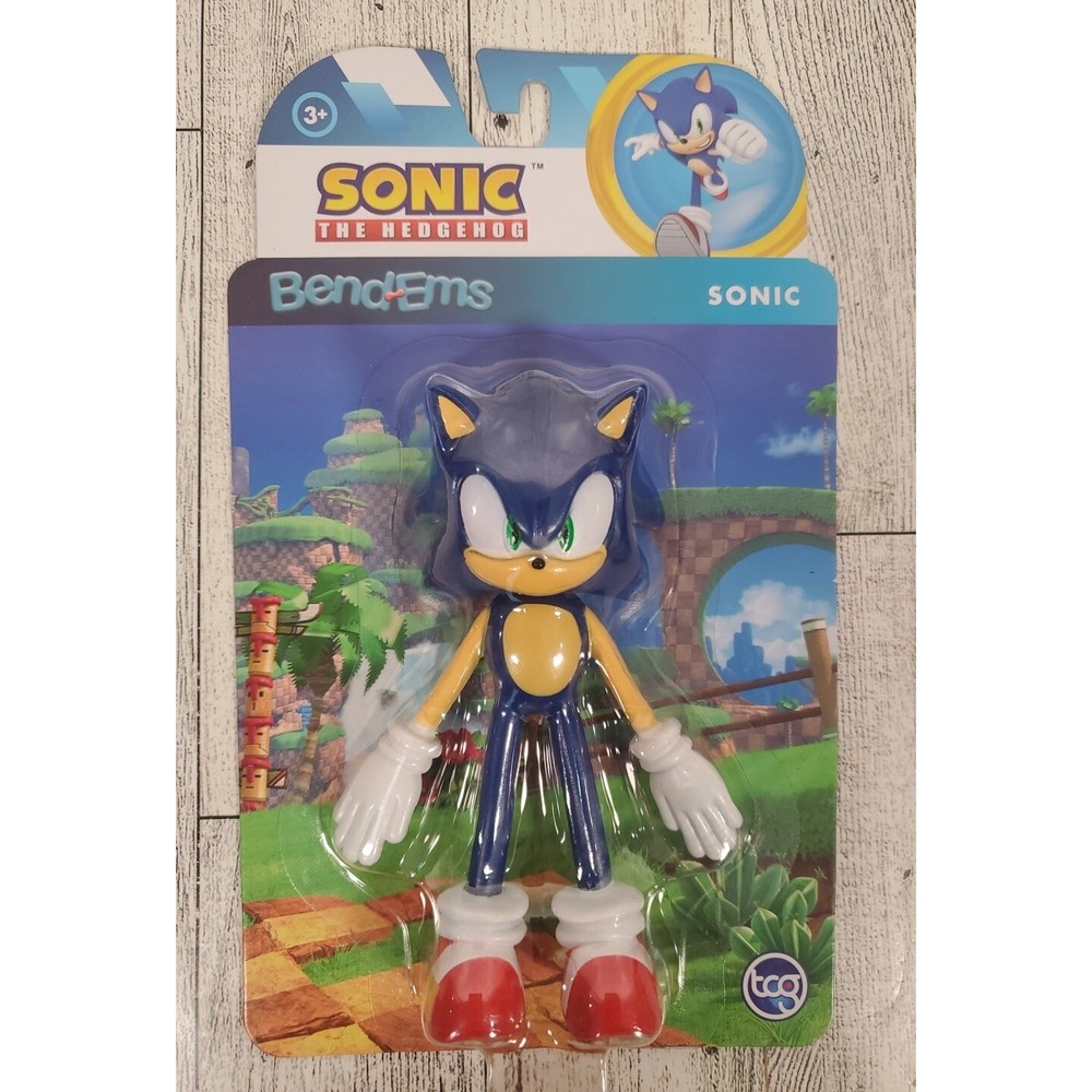 Sonic the Hedgehog Bend-Ems Posable Figure 5" Bendable NEW